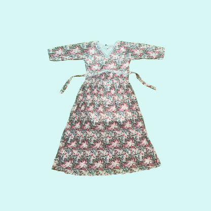 Anarkali Georgette Long Frock [ Burgundy ] Women's