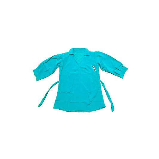 Short Western Top - [ Free Size ] Turquoise Surf  Women's