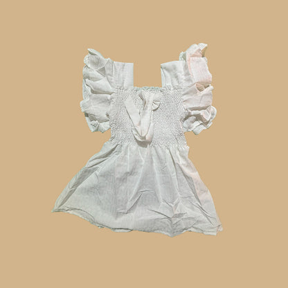 Maxi Short Top [ Free Size ]  Carolina Blue