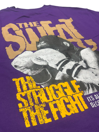 Men Oversized Red Back Printed - T-shirt [ Unstoppable ]