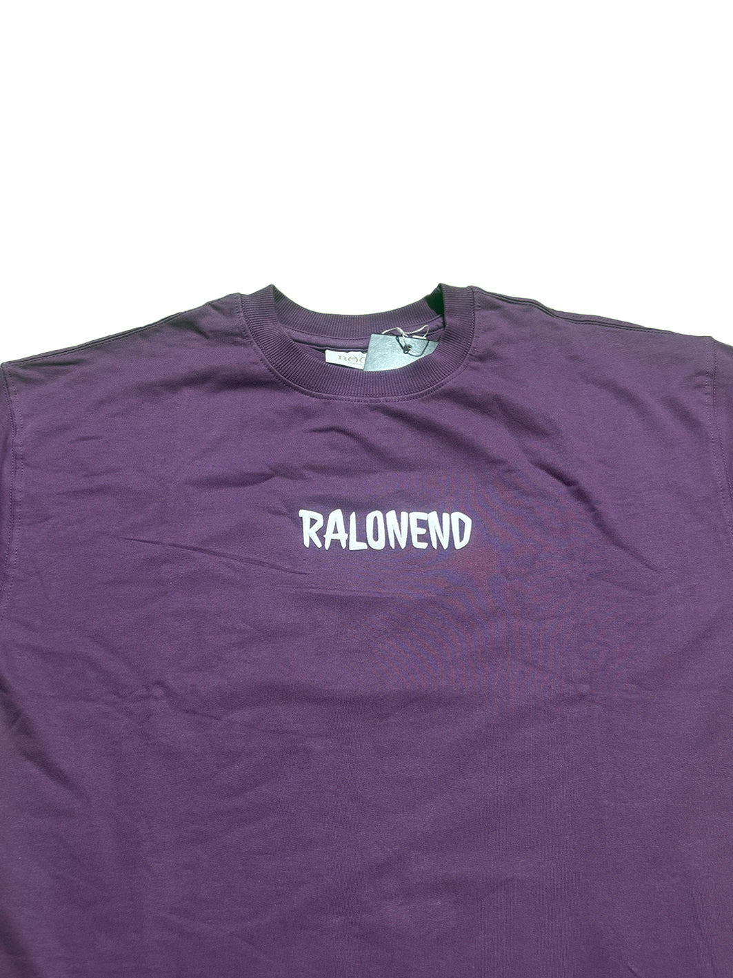 Chinese Violet - Oversized Back Printed T-shirt [ RALONEND ]