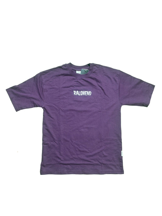 Chinese Violet - Oversized Back Printed T-shirt [ RALONEND ]