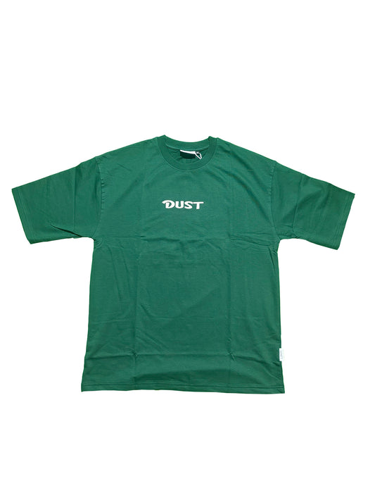 Oversized Men Back Printed T-shirt [ DUST ] Dark Spring Green