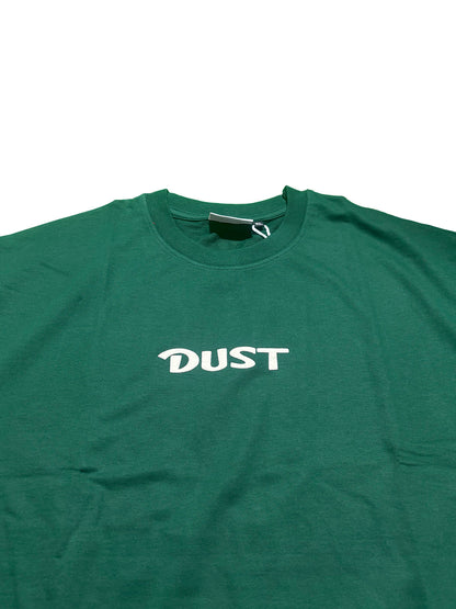 Oversized Men Back Printed T-shirt [ DUST ] Dark Spring Green
