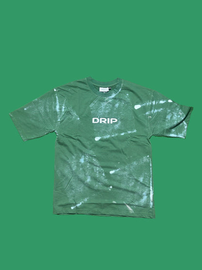 Men Oversized Back Printed T-shirt [ DRIP ] Cerulean Blue drip