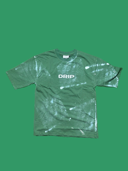 Men Oversized Back Printed T-shirt [ DRIP ] Cerulean Blue drip