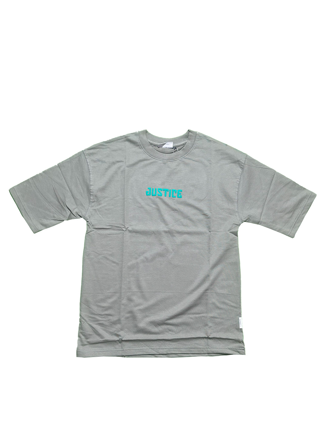 Green - Oversized  Men Back Printed T-shirt [ JUSTICE ]