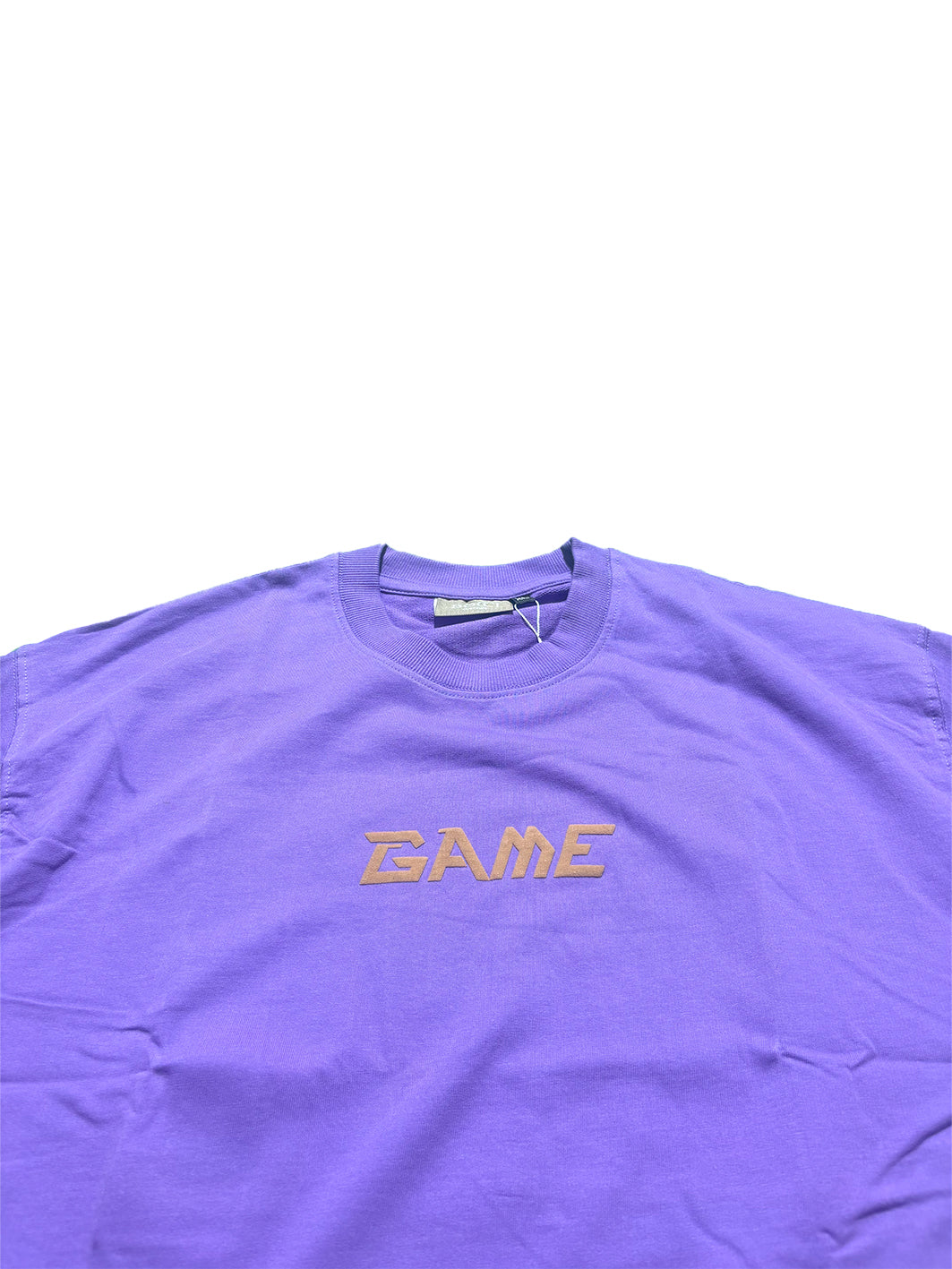 Oversized Men Back Printed T-Shirt [ GAME ] Carmine Red