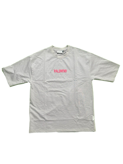 Chinese Violet - Oversized Back Printed T-shirt [ RALONEND ]