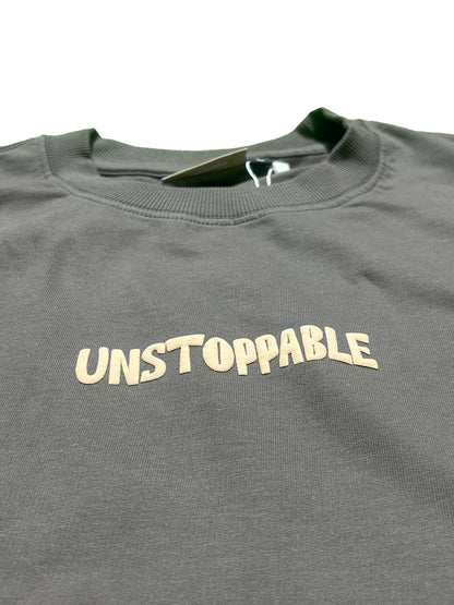 Men Oversized Red Back Printed - T-shirt [ Unstoppable ]