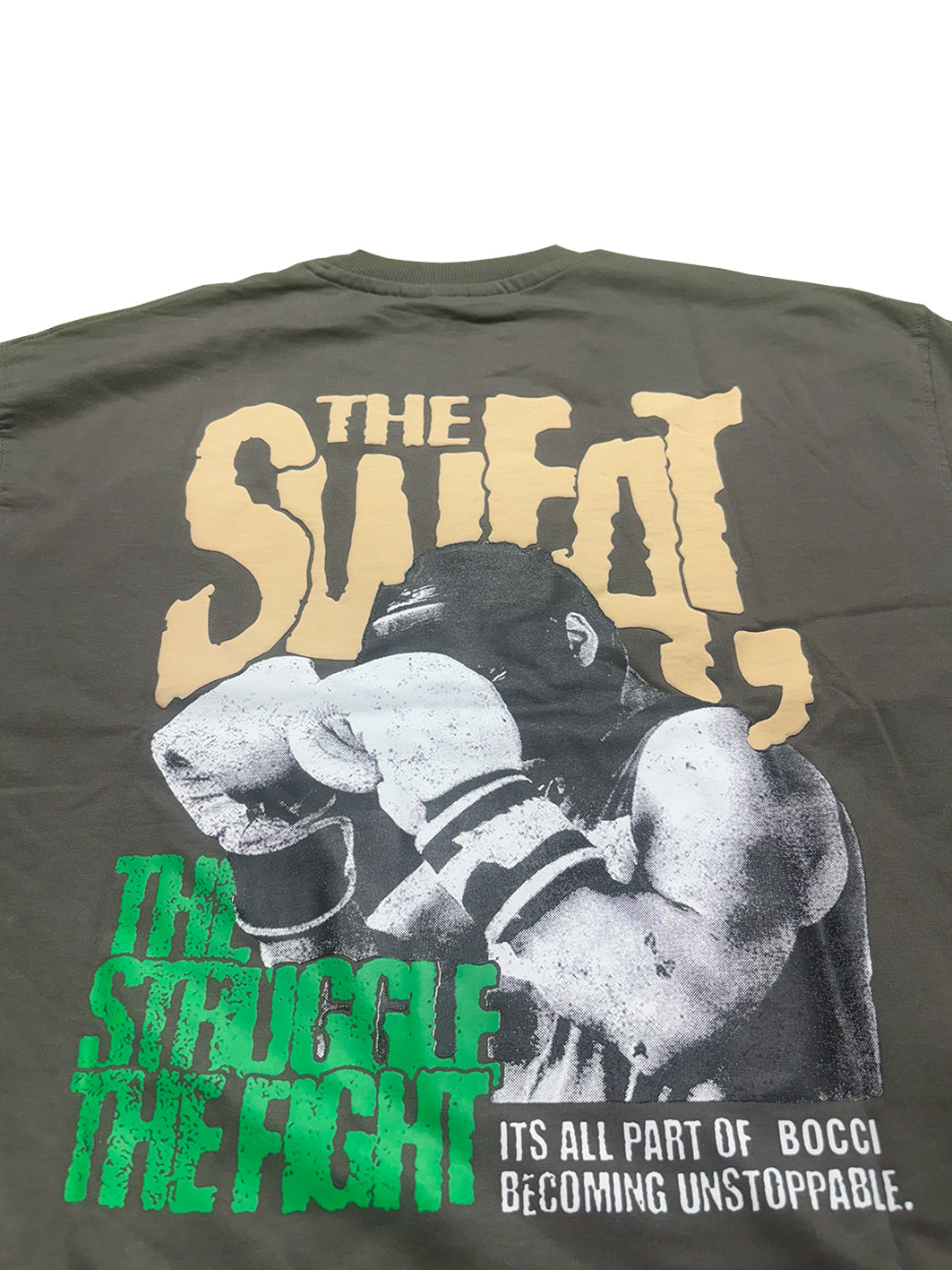 Men Oversized Red Back Printed - T-shirt [ Unstoppable ]