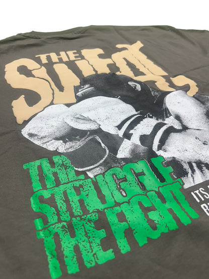 Men Oversized Red Back Printed - T-shirt [ Unstoppable ]