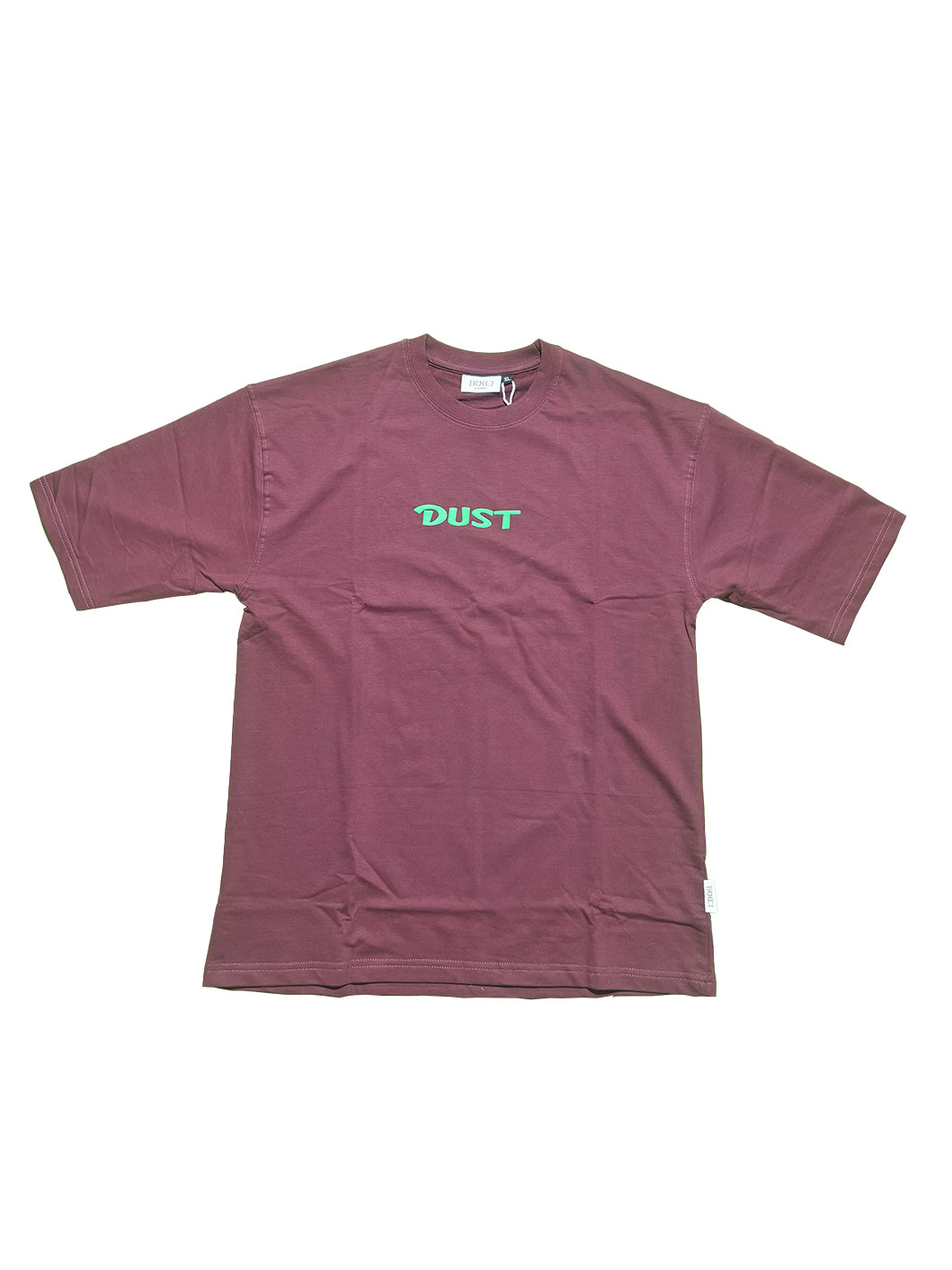 Oversized Men Back Printed T-shirt [ DUST ] Dark Spring Green