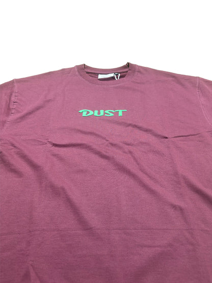 Oversized Men Back Printed T-shirt [ DUST ] Dark Spring Green