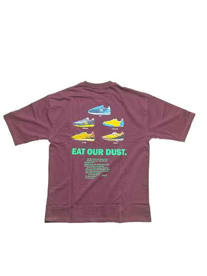 Oversized Men Back Printed T-shirt [ DUST ] Dark Spring Green