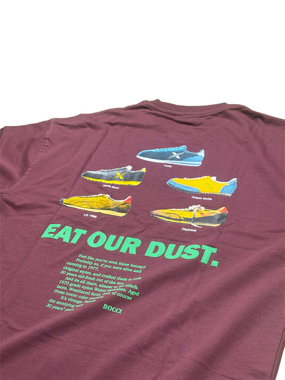 Oversized Men Back Printed T-shirt [ DUST ] Dark Spring Green