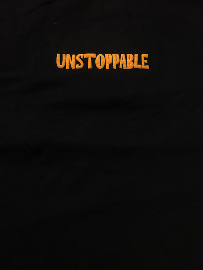 Men Oversized Red Back Printed - T-shirt [ Unstoppable ]