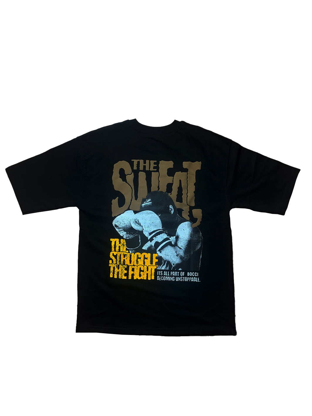 Men Oversized Red Back Printed - T-shirt [ Unstoppable ]