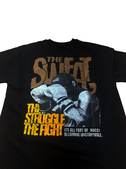 Men Oversized Red Back Printed - T-shirt [ Unstoppable ]