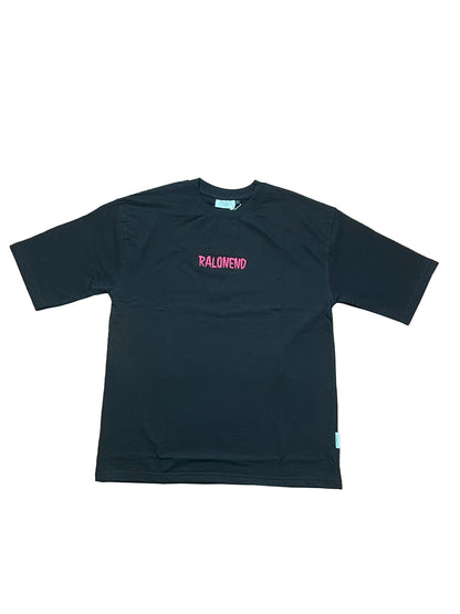 Chinese Violet - Oversized Back Printed T-shirt [ RALONEND ]