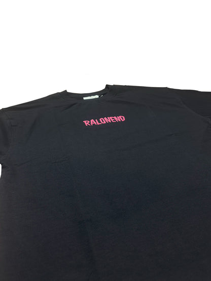 Chinese Violet - Oversized Back Printed T-shirt [ RALONEND ]