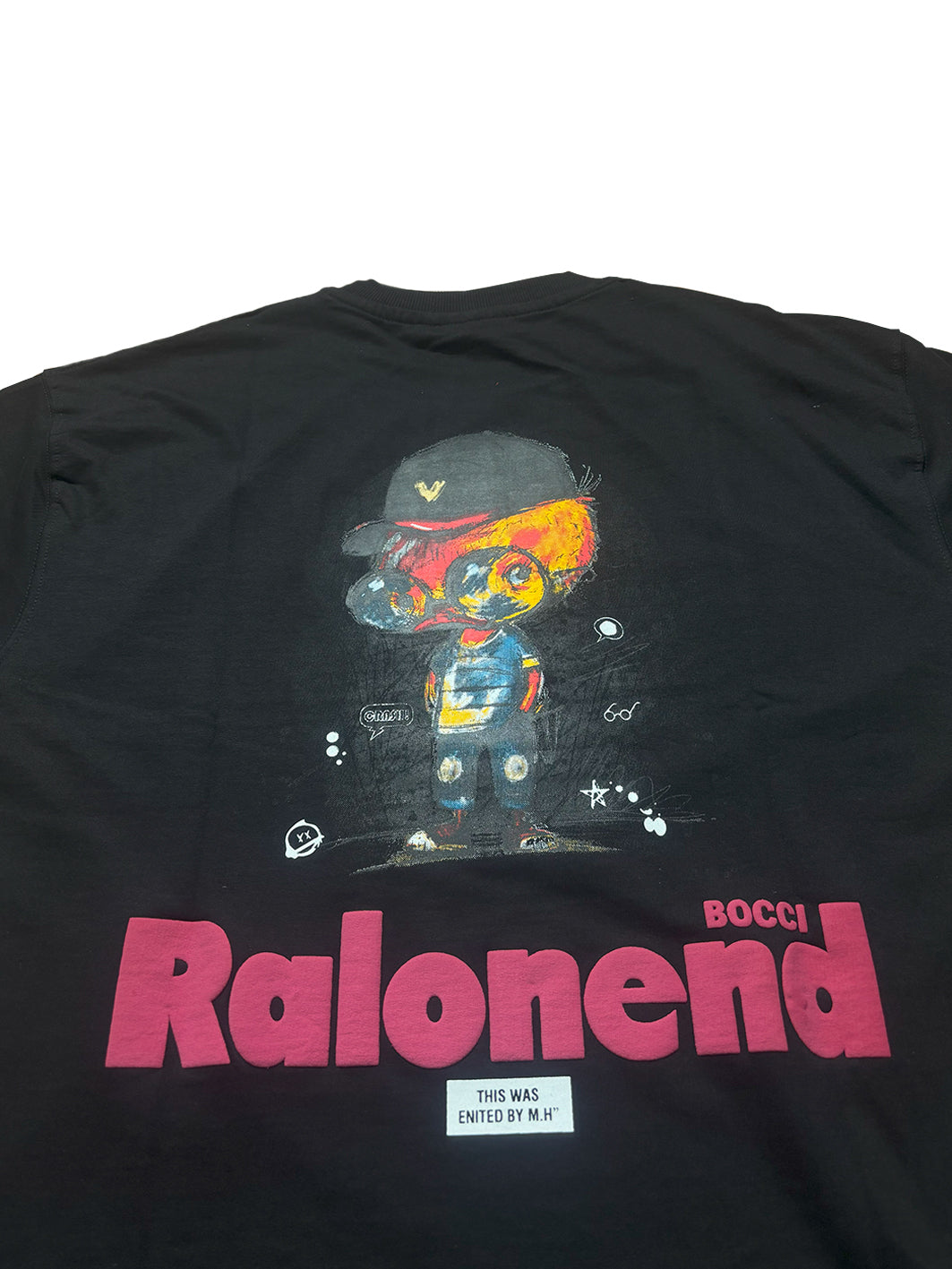 Chinese Violet - Oversized Back Printed T-shirt [ RALONEND ]