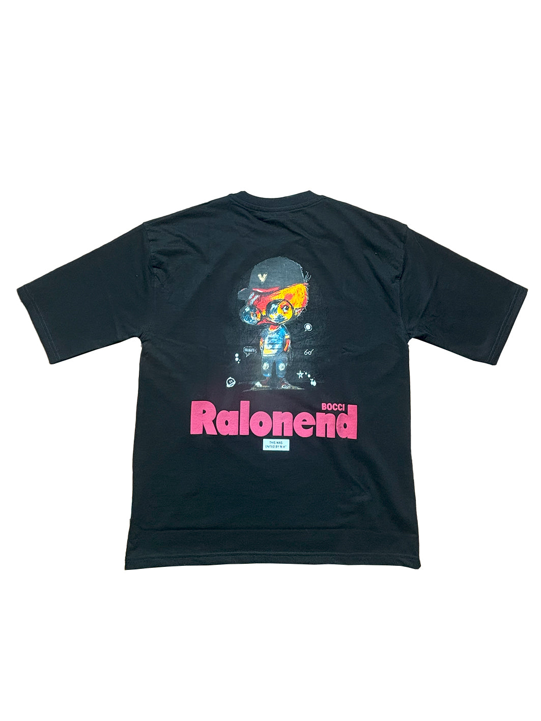 Chinese Violet - Oversized Back Printed T-shirt [ RALONEND ]